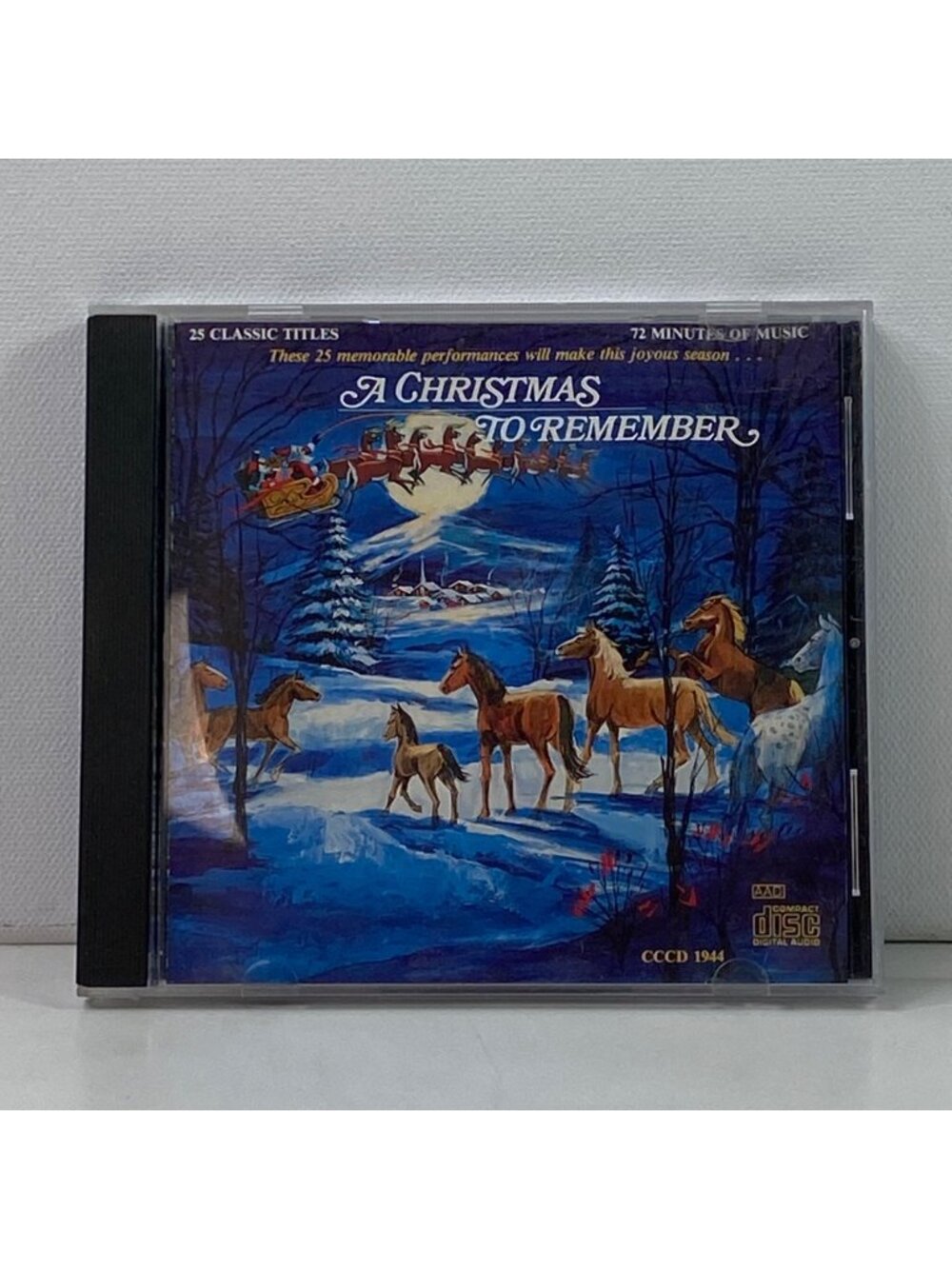 A Christmas To Remember Various Artists 1982 CD Remastered Holiday Classics CCCD